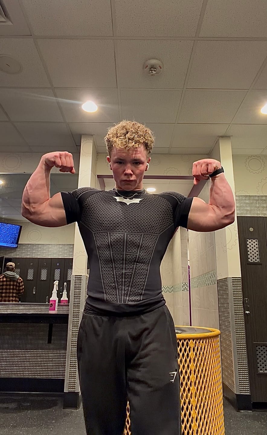 Customer photo review of 4259 - Batman Compression Tees