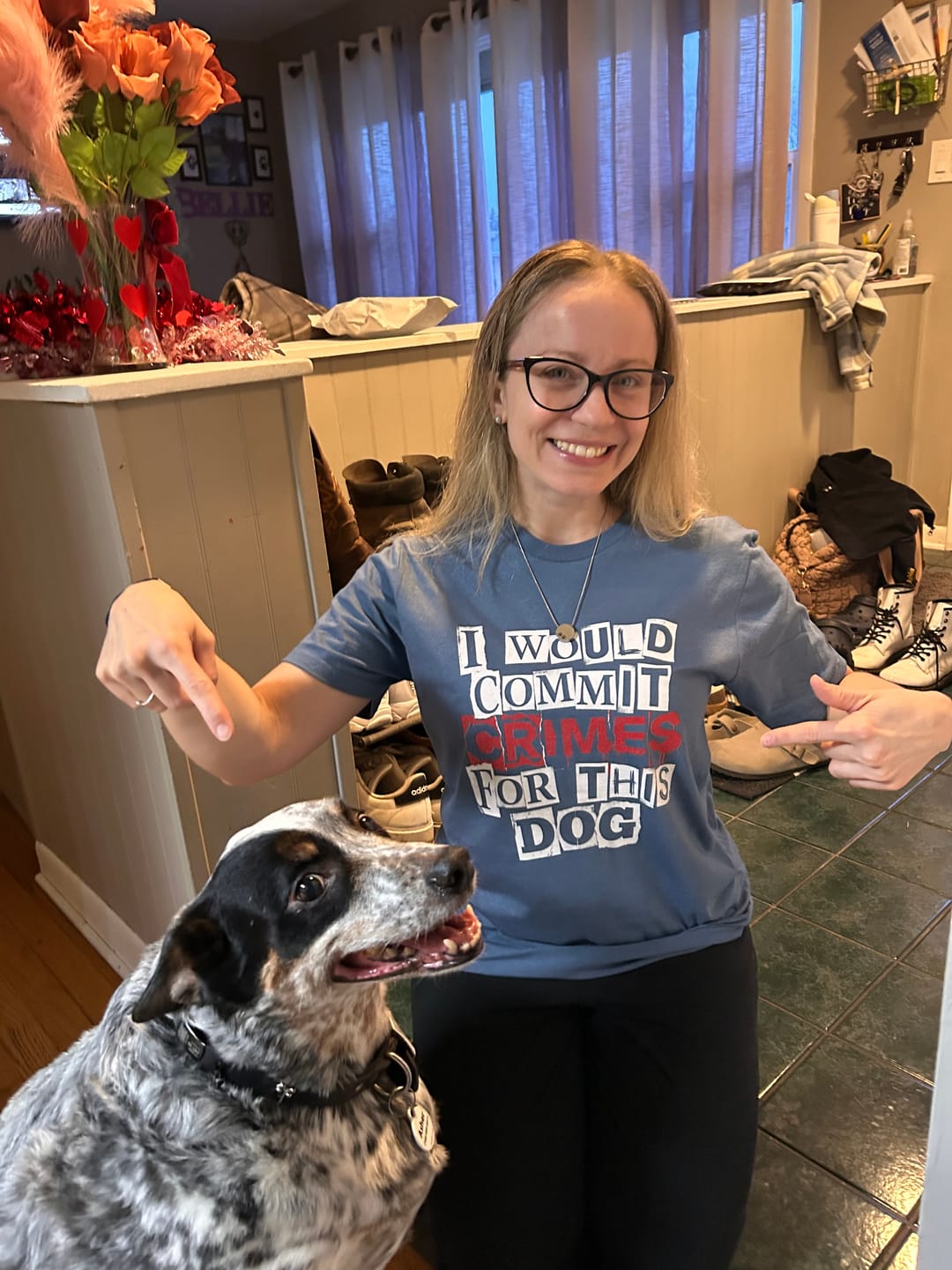 Customer photo review of Crimes Shirt