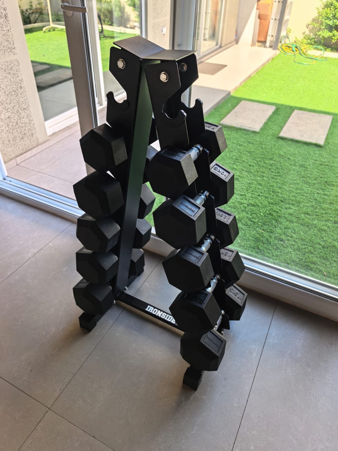Customer photo review of Mancuerna Hexagonal (2.5 a 50 kg) IRONSIDE