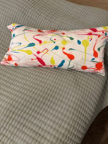 Customer photo review of Tie Dye Multicolor Knit