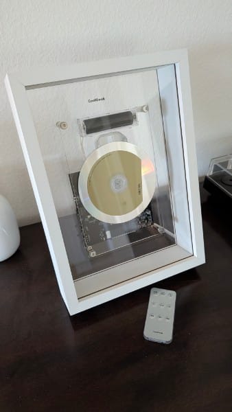 Customer photo review of M1 Music Frame CD Player