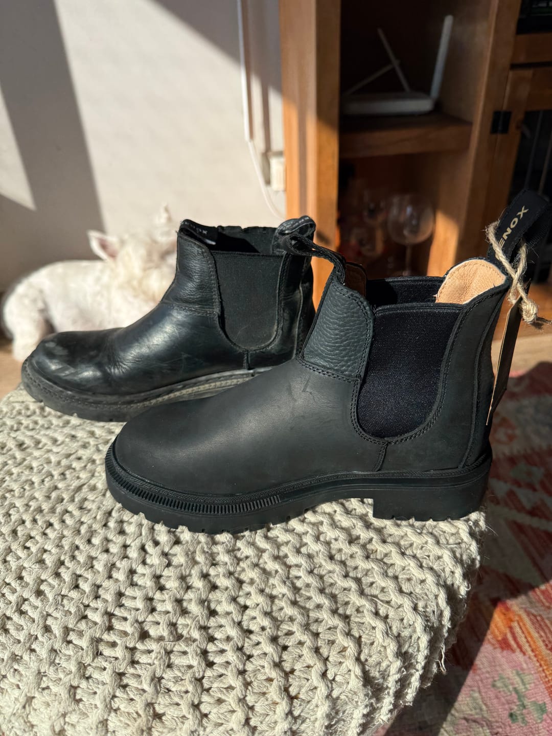 Customer photo review of Botín Original 2 Negro Rústico Mujer