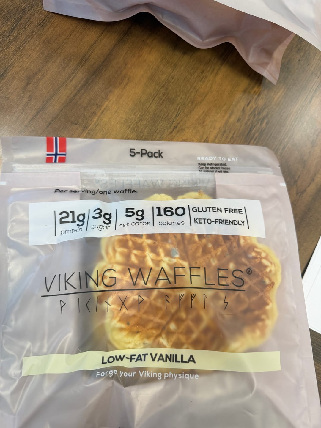 Customer photo review of Vanilla Viking Waffles (Keto Friendly)