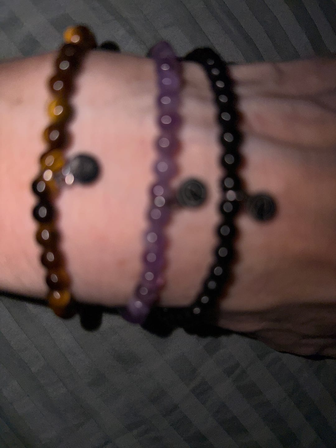 Customer photo review of Amethyst Bracelet Mini