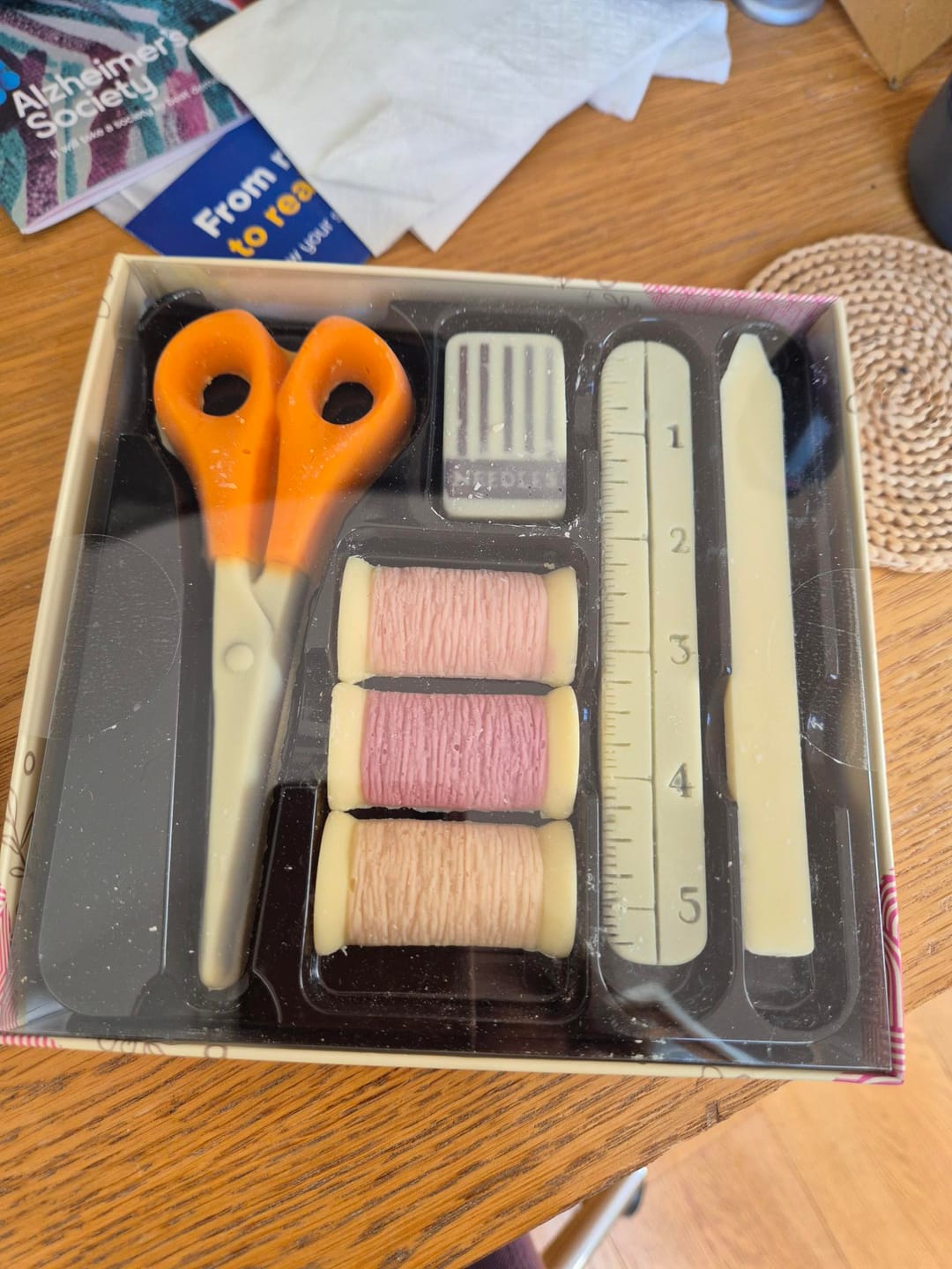 Customer photo review of Chocolate Sewing Kit