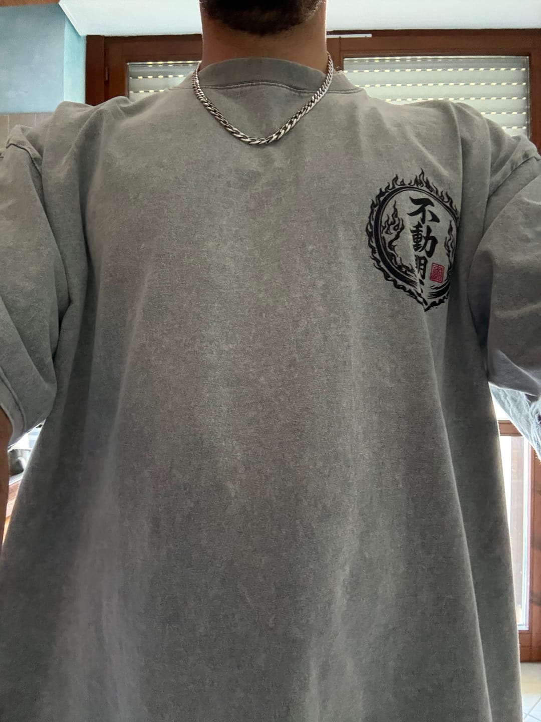 Customer photo review of IMMORTAL FLAME // FUDŌ MYŌŌ TEE