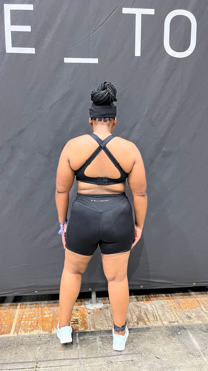 Customer photo review of High Impact Full Support Sports Bra