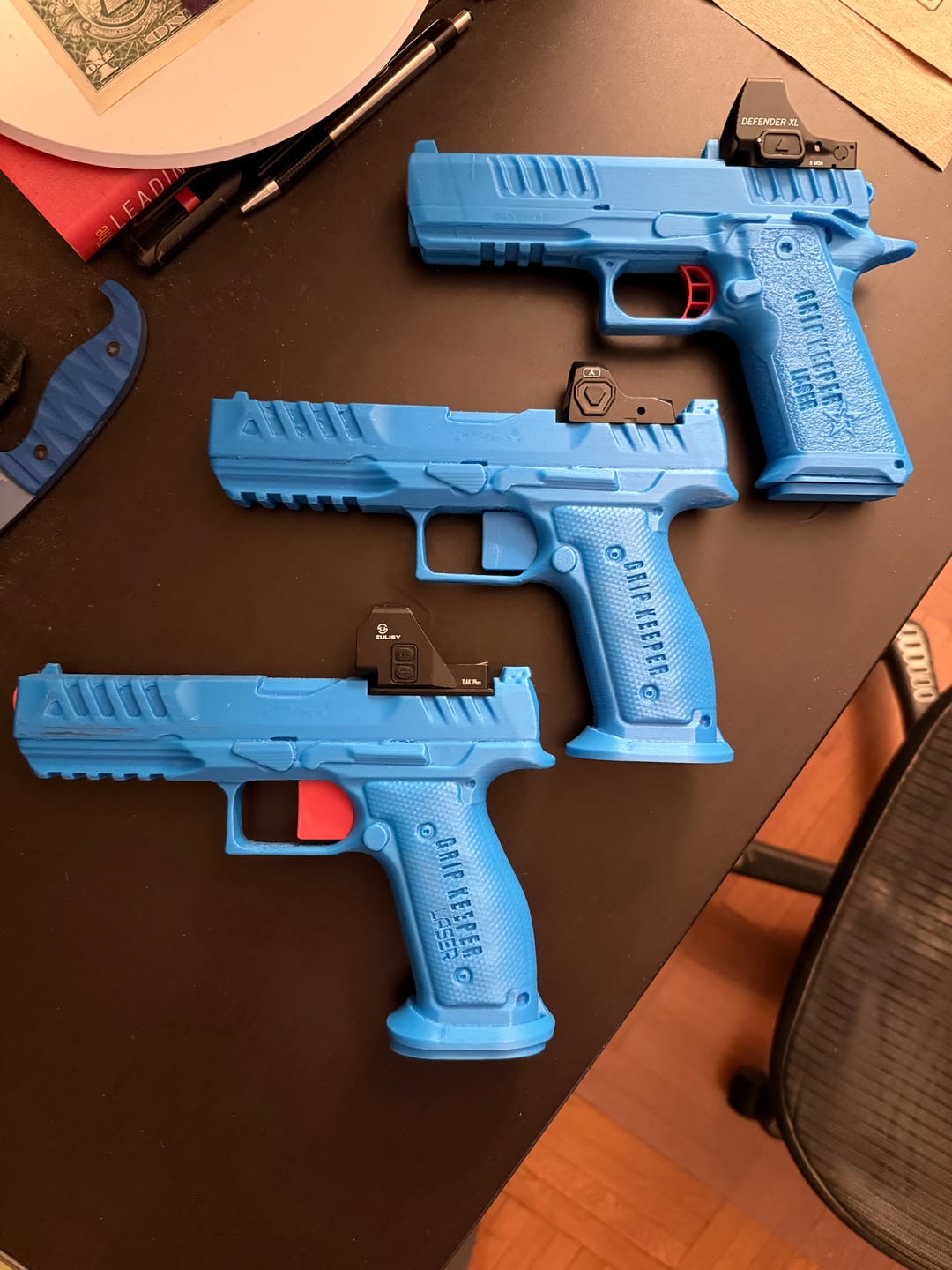 Customer photo review of Grip Keeper Laser Trainer – Trigger-Activated Laser Training Pistol