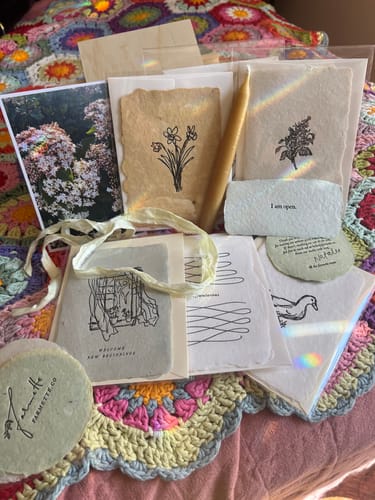 Customer photo review of Monthly Artisan Card Subscription