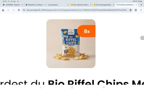Customer photo review of Bio Riffel Chips Meersalz