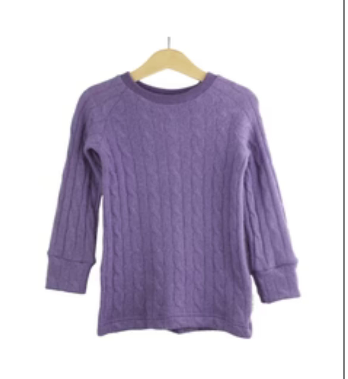 Customer photo review of Upcycling Kaschmir Kinder Longsleeve 98/104