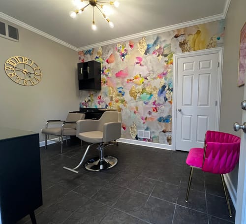 Customer photo review of "Lucky" Vivian Ferne Wallpaper Wall Mural