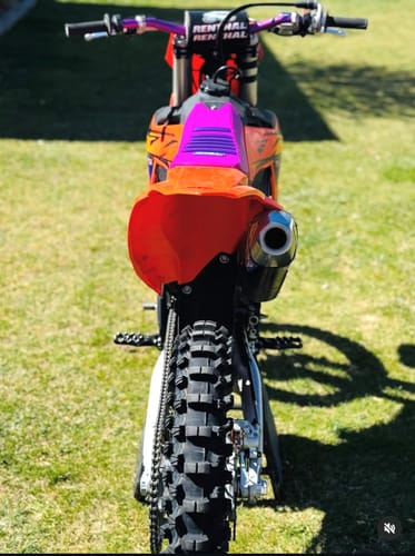 Customer photo review of Custom Seat Cover: 2026 KTM 350 SX-F