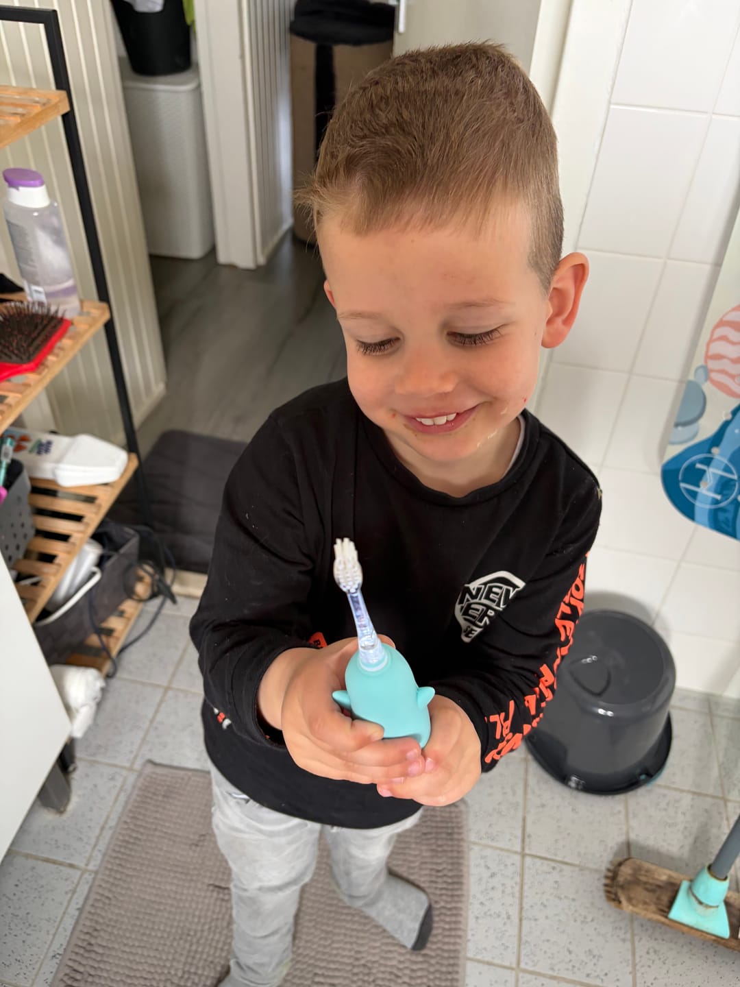 Customer photo review of Premium Tandenborstel Pinguin