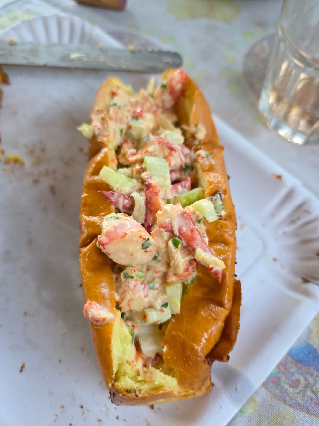 Customer photo review of New England Hot Dog Bun e Lobster Roll • 400gr