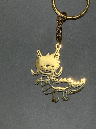 Customer photo review of 【期間限定販売:3/9～3/15】お絵描きが素敵なアクセサリーに大変身♪お絵描きアクセサリー