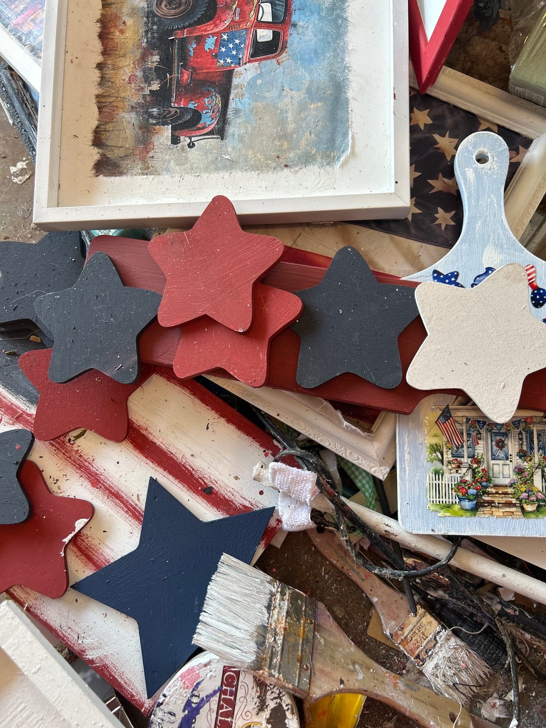 Customer photo review of Unfinished Wood Marshmallow Star Shape - Craft - up to 46"