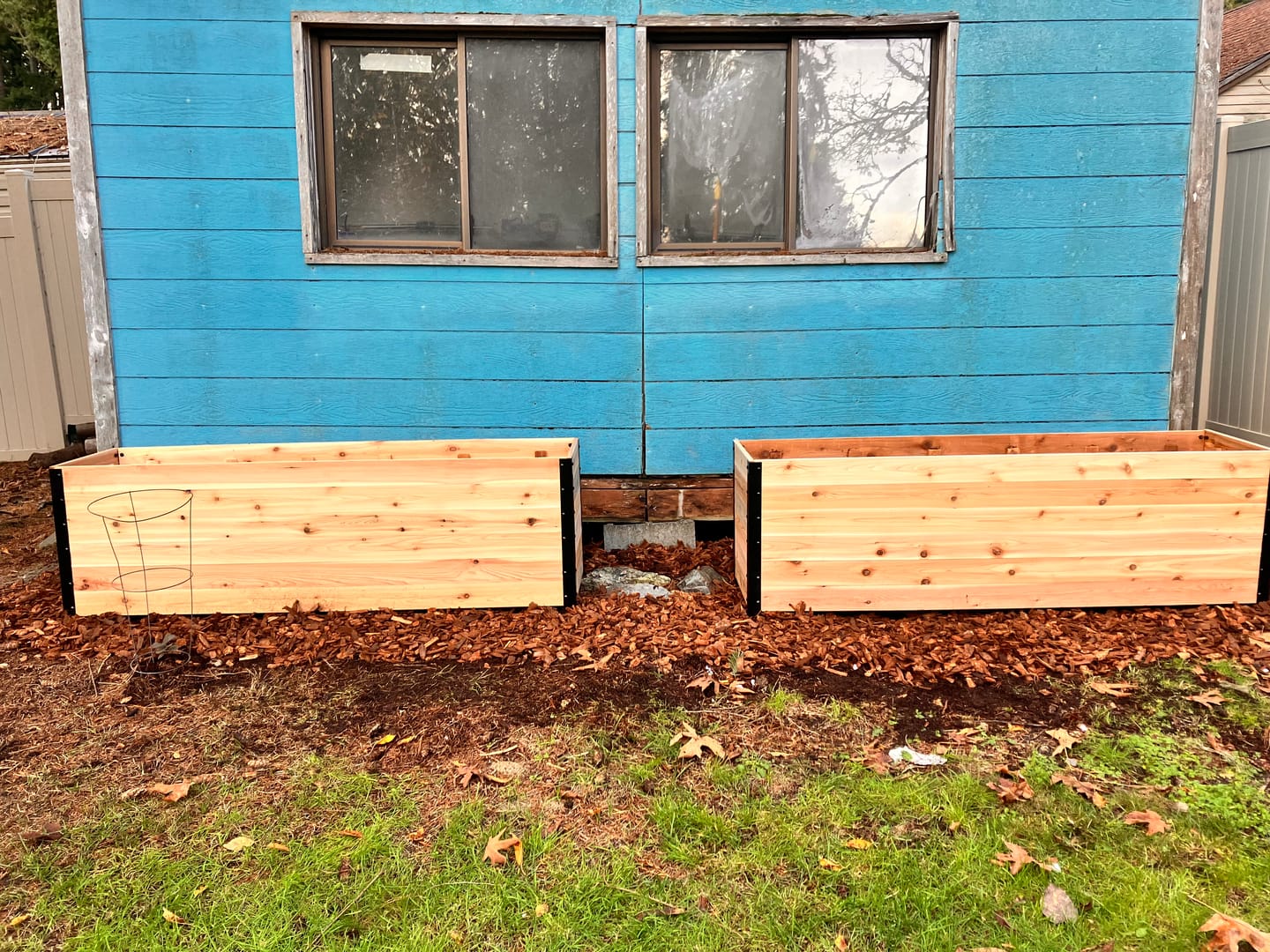 Customer photo review of 18" x 72" Planter Box - 24" TALL / Garden Grade
