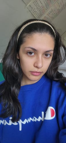 Customer photo review of Set Cintillo + Scrunchie Seda Seda