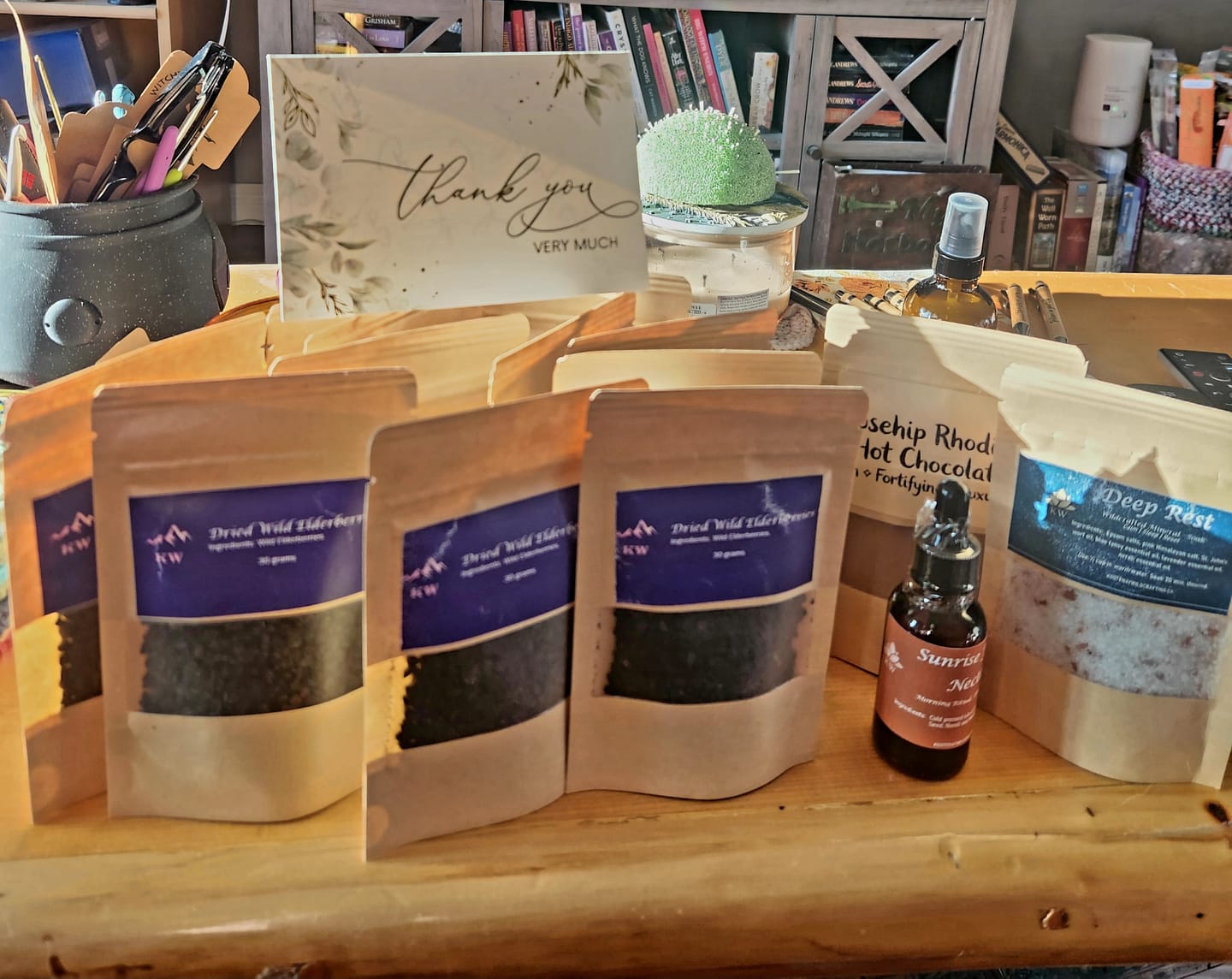 Customer photo review of Dried Wild Elderberries