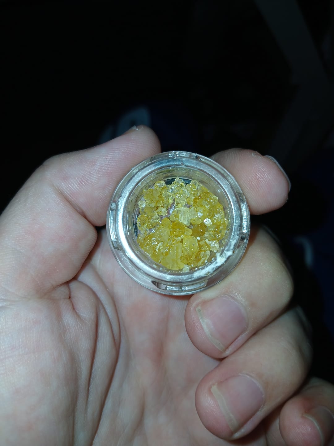 Customer photo review of Live Resin THCa Diamonds