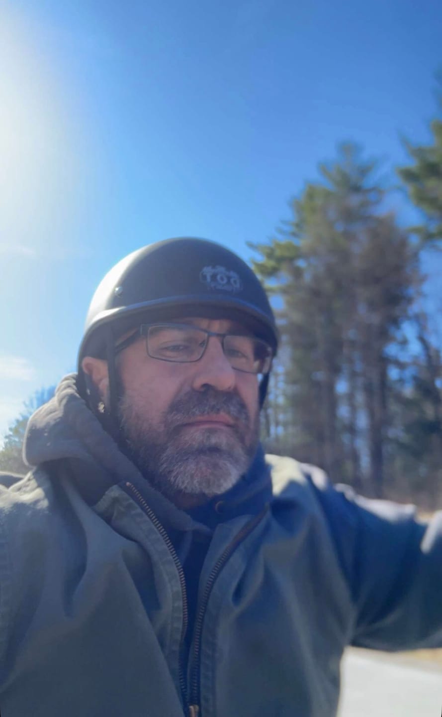 Customer photo review of Low Profile Reversible DOT Polo Helmet / Matte Black