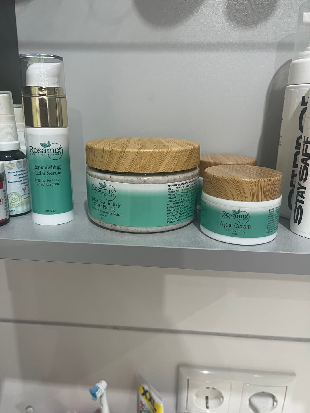 Customer photo review of Rosamix Hautpflegeset – Intensive Pflege für strahlende Haut