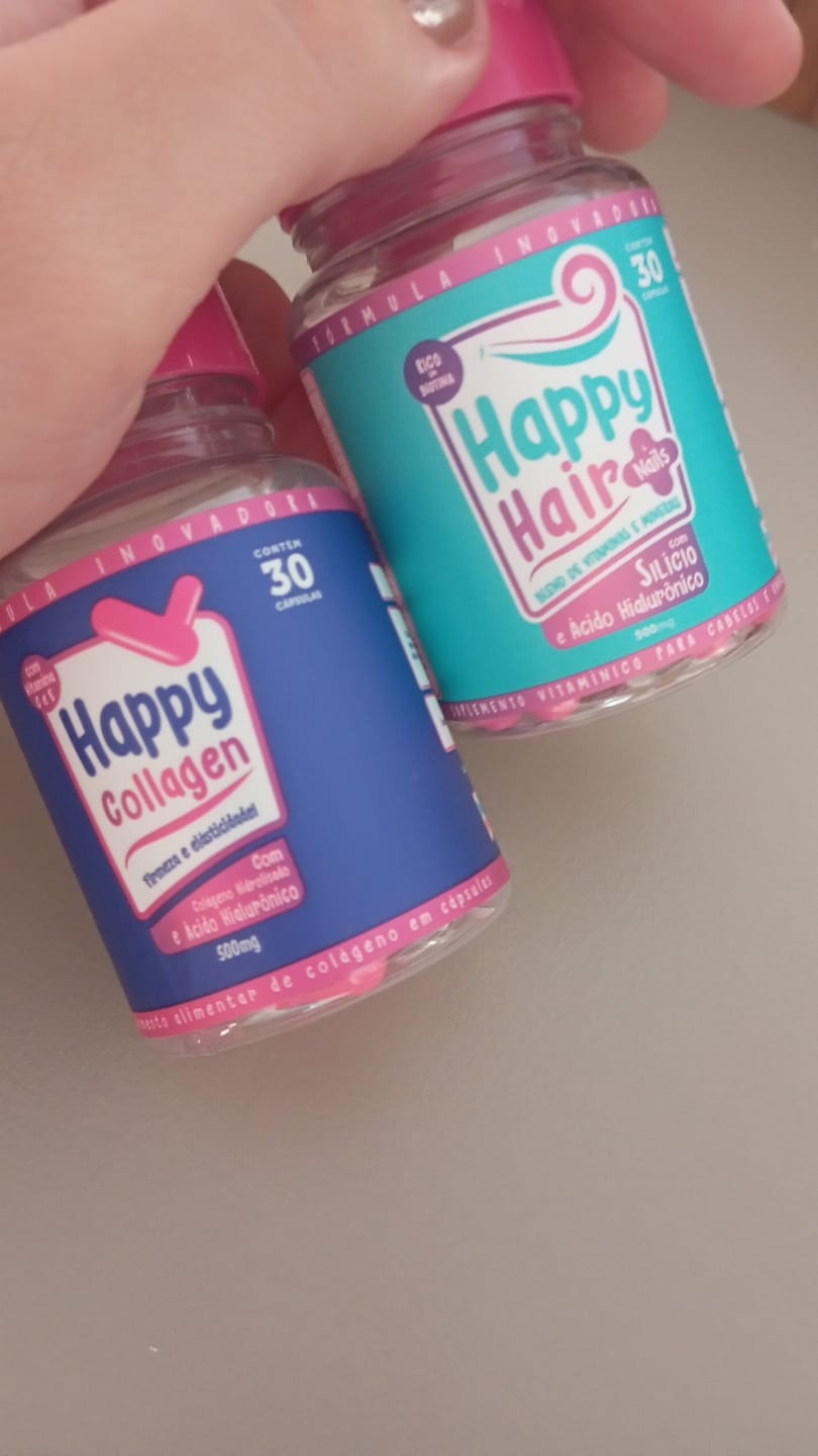 Customer photo review of Happy Hair 2 Potes