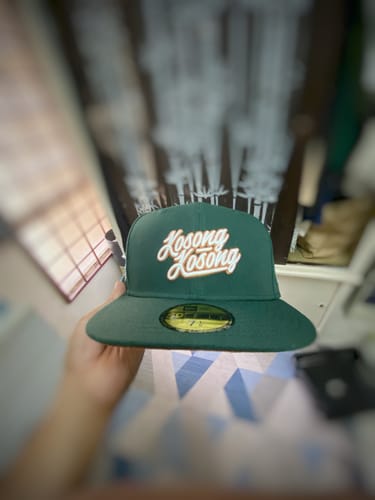 Customer photo review of 59FIFTY Raya Kosong-Kosong Dark Green Fitted