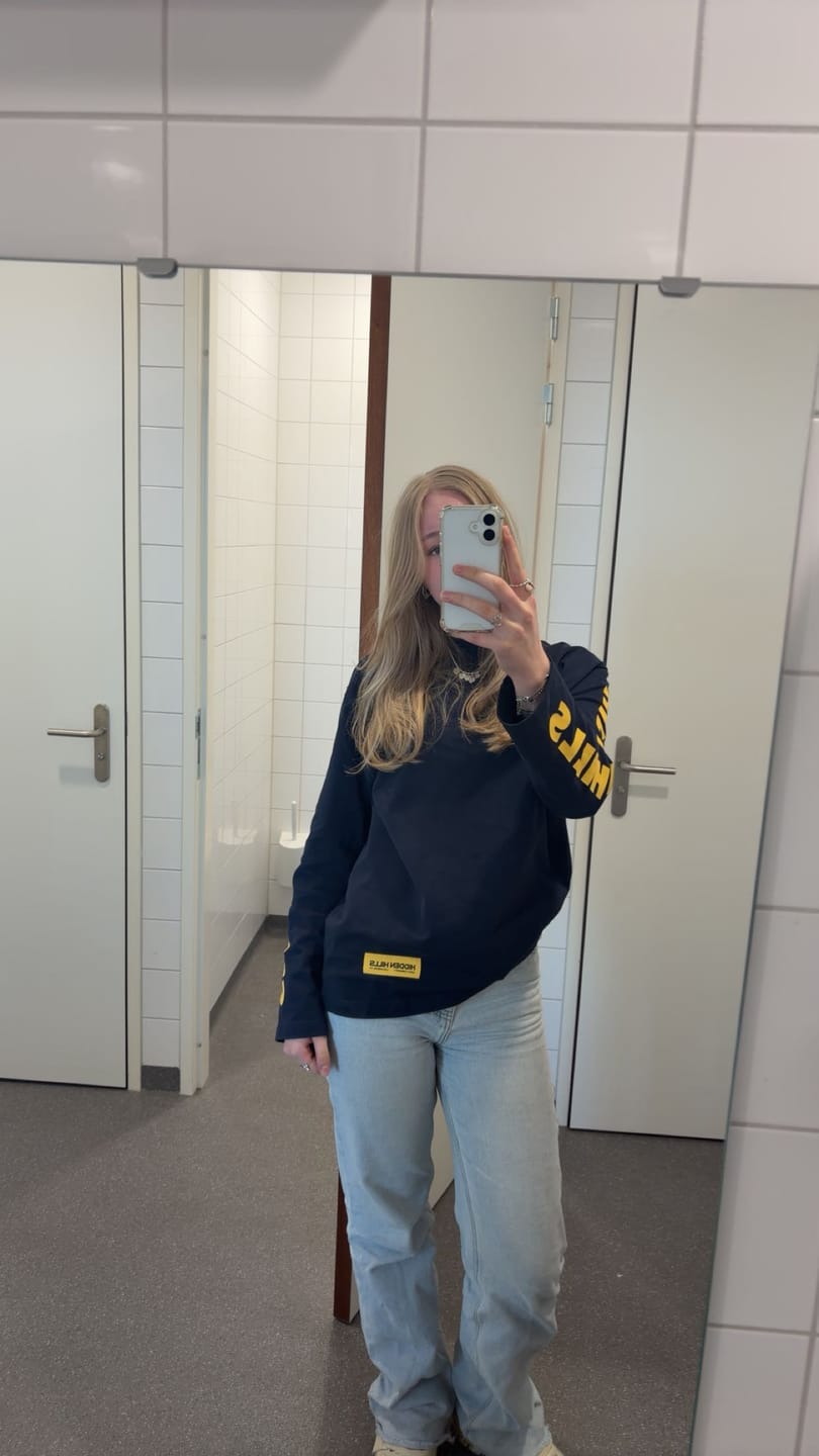 Kundenfotorezension des LANGÄRMEL-T-SHIRTS AMBER/NAVY