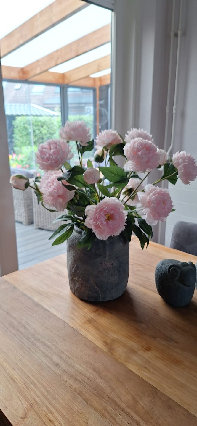 Customer photo review of Zijden Pioenrozen - Roze