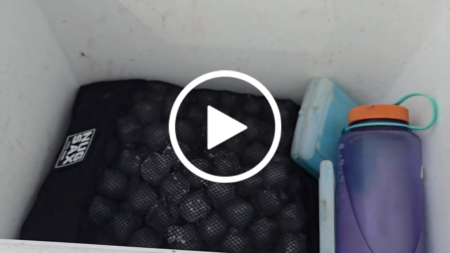 Customer video review of The Big Sax - (XL) Reusable Ice Cubes and Bag