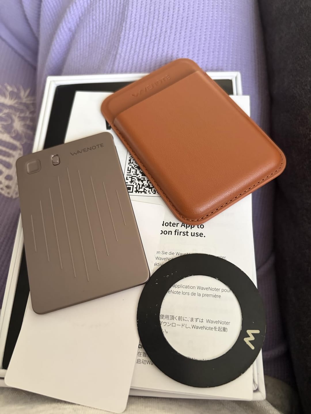 Customer photo review of WaveNote AI Recorder: AI Transcribe & Summarize, Real-Time Interpretation, Multi-Speaker Voice Recognition,Support 112 Languages