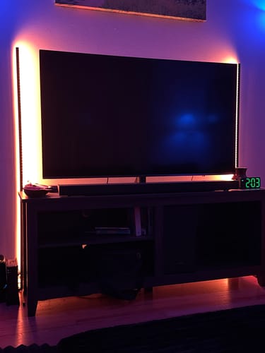 Customer photo review of LITE TOWER - MODERN STYLED LED CORNER LAMP