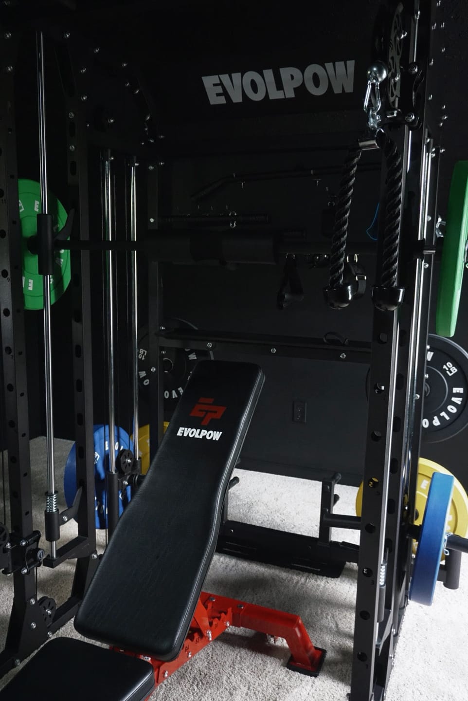 Customer photo review of EVOLPOW M2B Brute All-In-One Smith Machine Home Gym