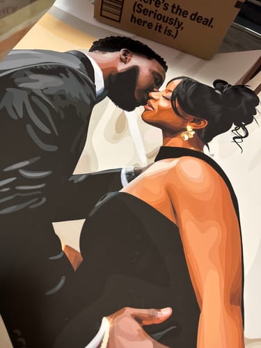 Customer photo review of Custom Wall Art