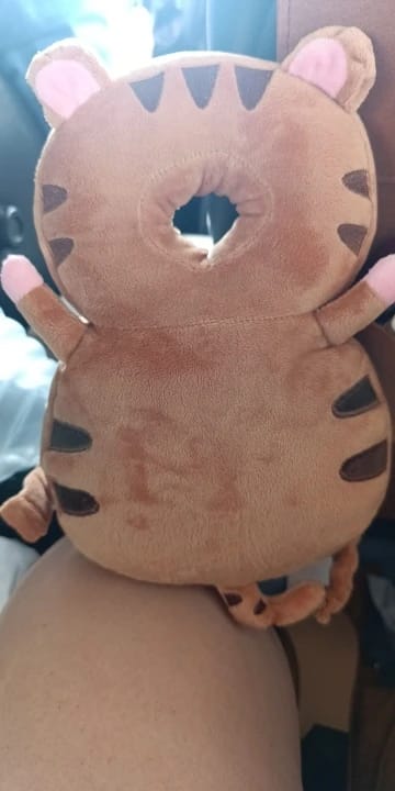 Customer photo review of BumperBuddy™ Baby Head Protector
