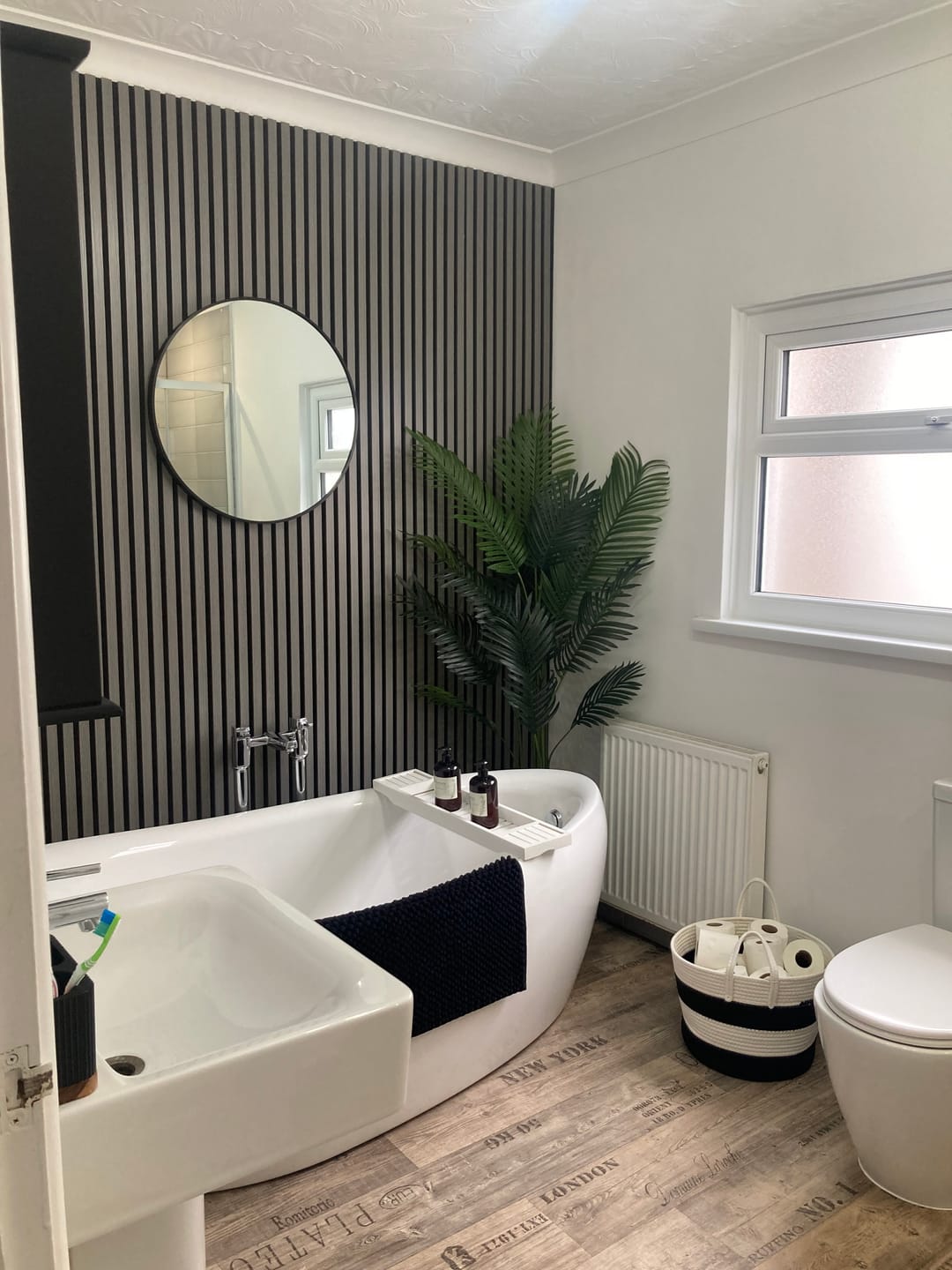 Customer photo review of Premium Acoustic Wall Panels - Light Grey