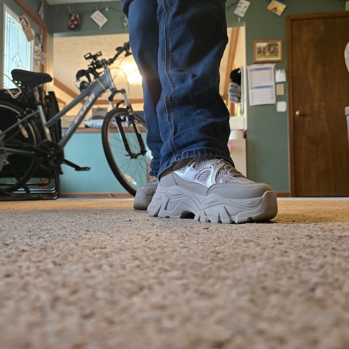 Customer photo review of CONCERT VIEW BOOST SNEAKERS - 3.5" (9CM) HEIGHT INCREASING PLATFORM SHOES