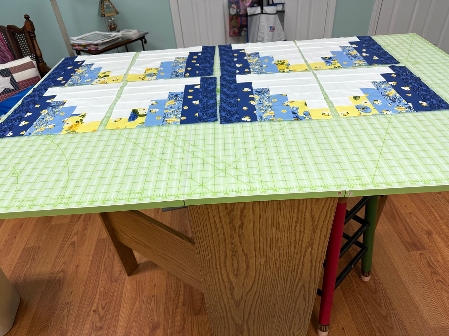 Customer photo review of Block Of The Month - Sunshine Blooms (113.5" x 113.5")