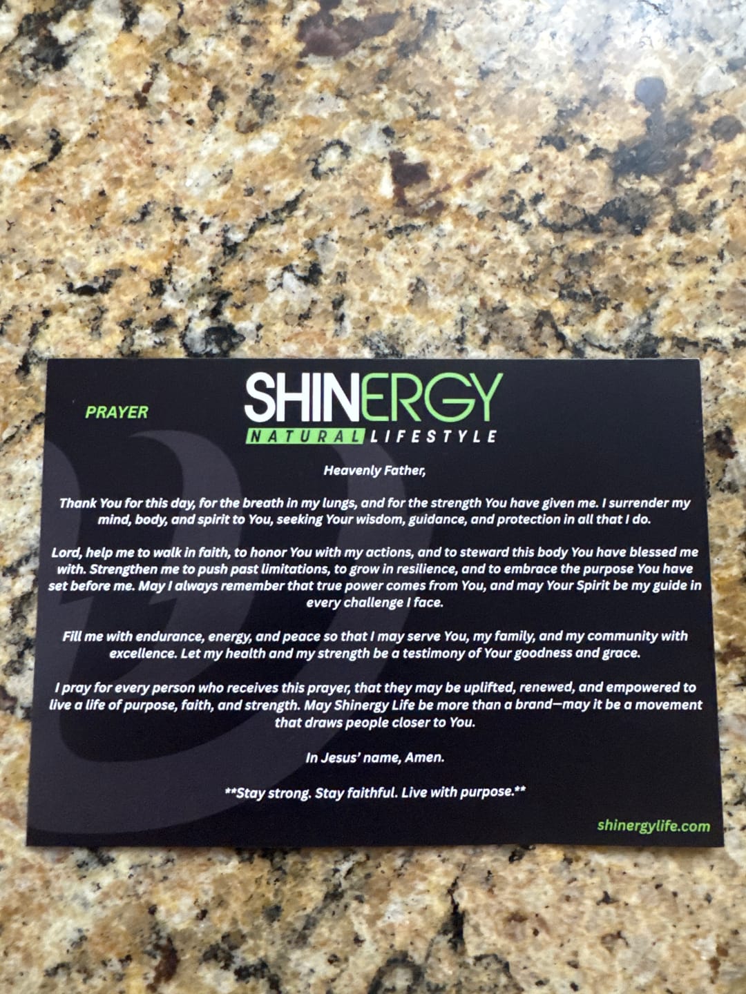 Customer photo review of Shinergy Nighttime Drink