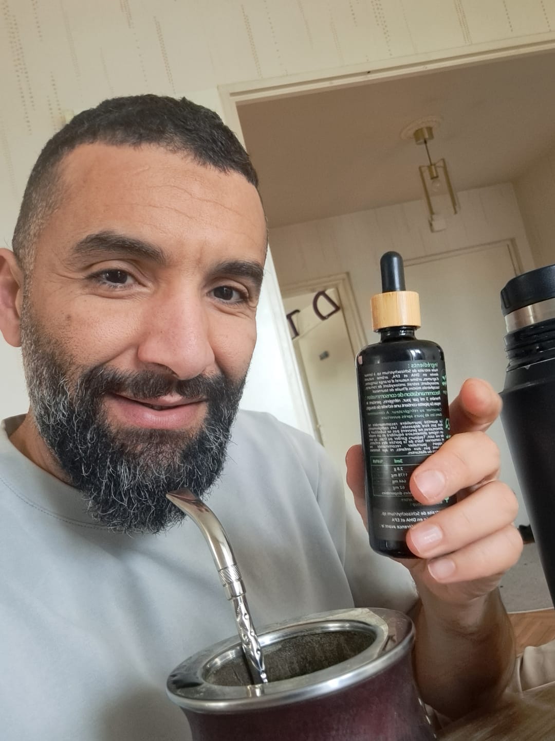 Customer photo review of Huile d'algues oméga 3 (100ml)