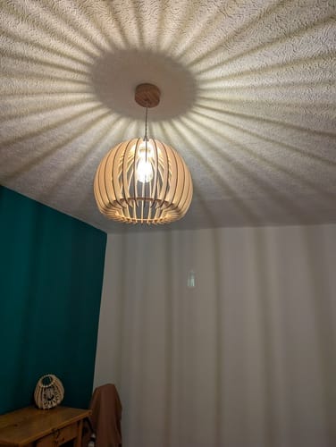 Customer photo review of Atlas teinté Chêne | Suspension