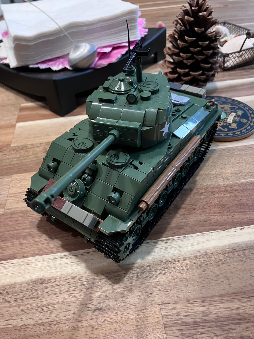 Customer photo review of COBI Sherman M4A2E8(76)W Tank : Set #3118