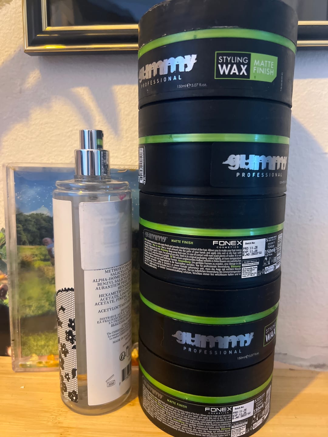 Customer photo review of Gummy Professional Styling Wax Matte Finish 150ml