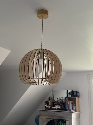 Customer photo review of Atlas teinté Chêne | Suspension