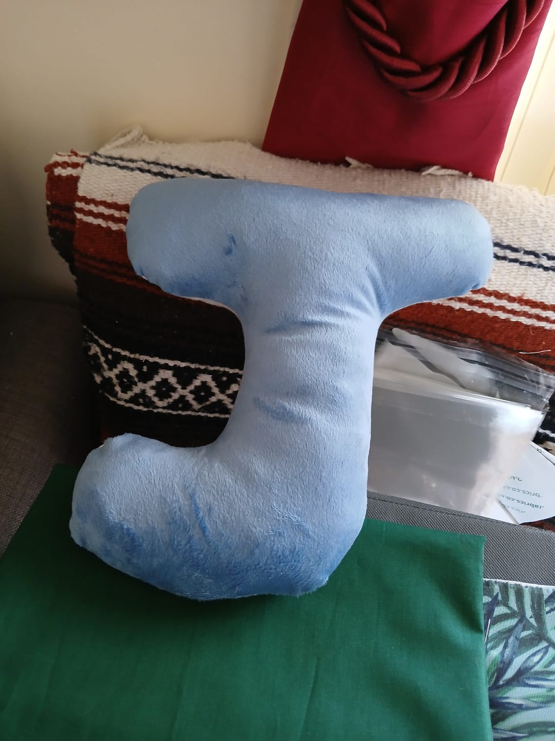 Customer photo review of Plain Microfibre Fleece Fabric