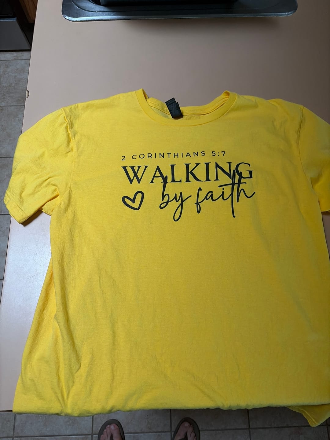 Customer photo review of Walking By Faith