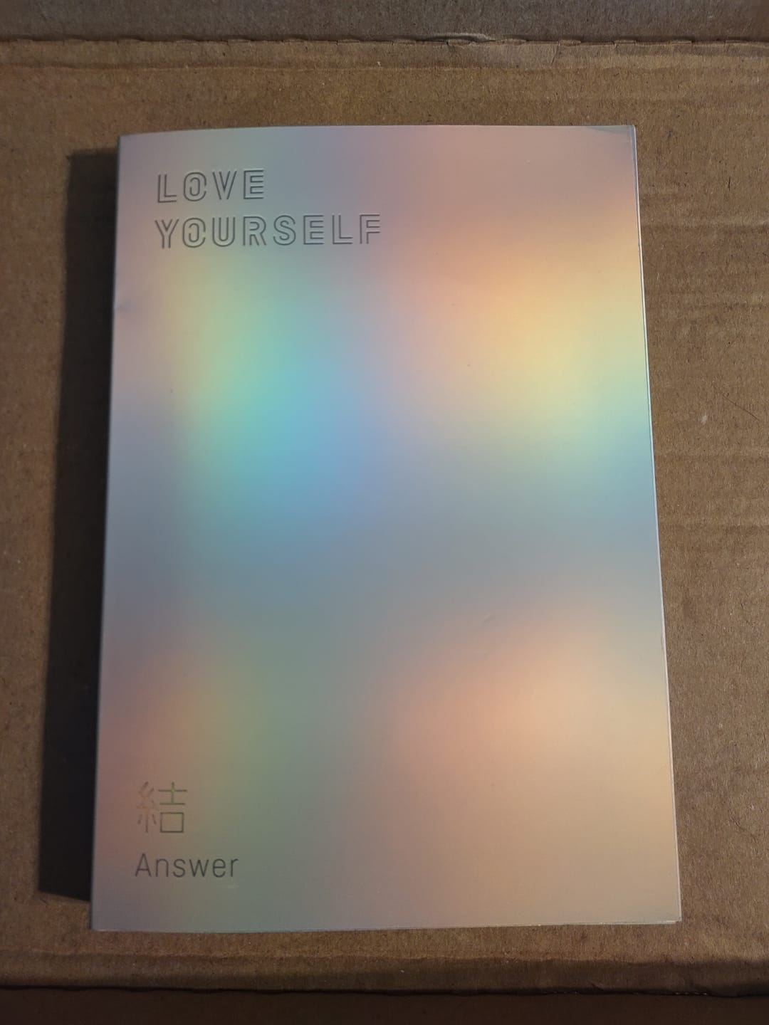 Customer photo review of BTS - REPACKAGE ALBUM LOVE YOURSELF 結 ANSWER