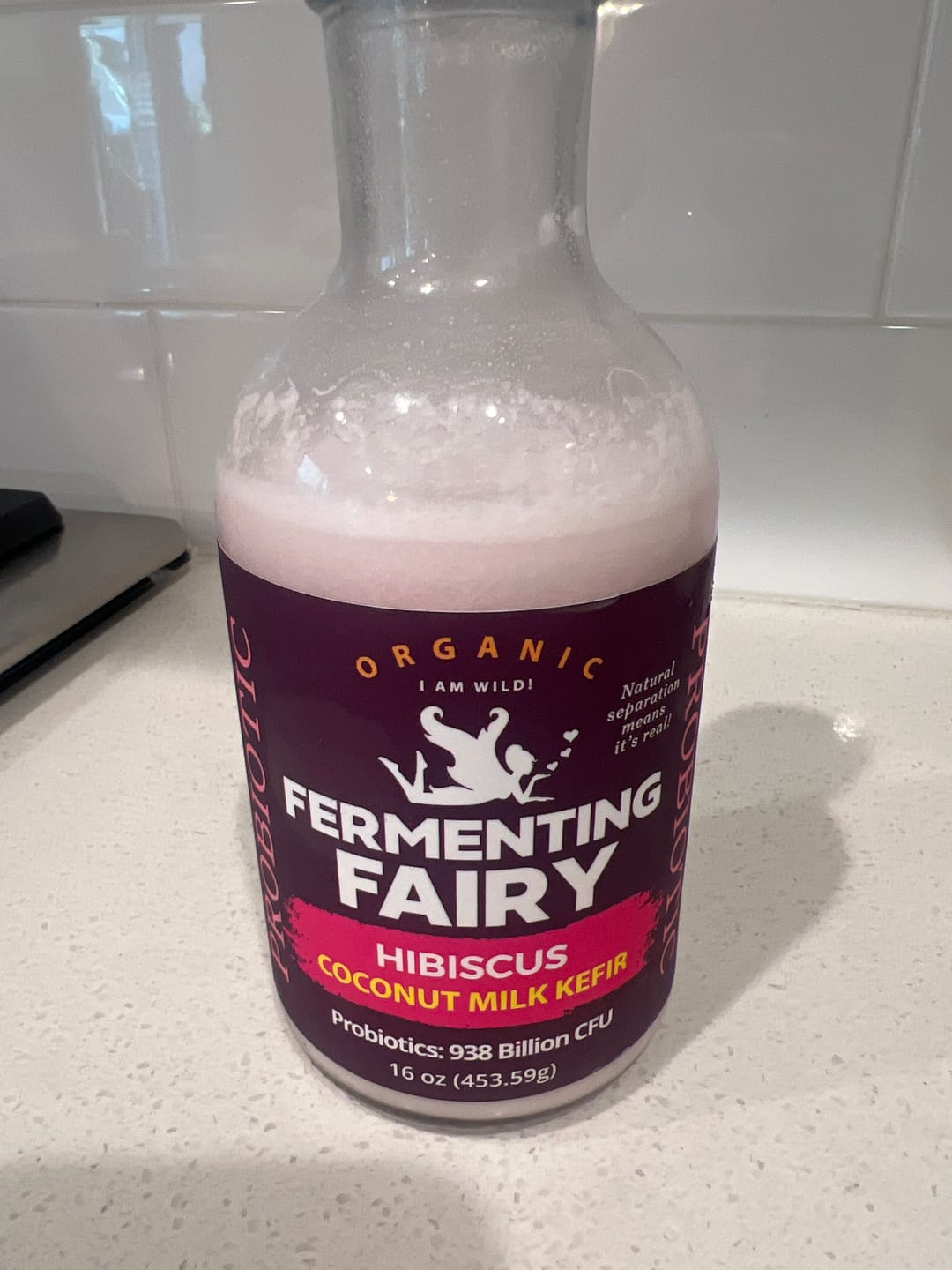 Customer photo review of Hibiscus Coconut Milk Kefir - Combo